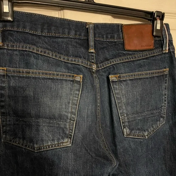 Gustin raw selvedge slim fit men’s size 32x32 USA made - Picture 12 of 12